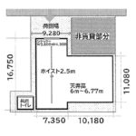 【貸倉庫】平屋建71坪/2.5ｔクレーン付き